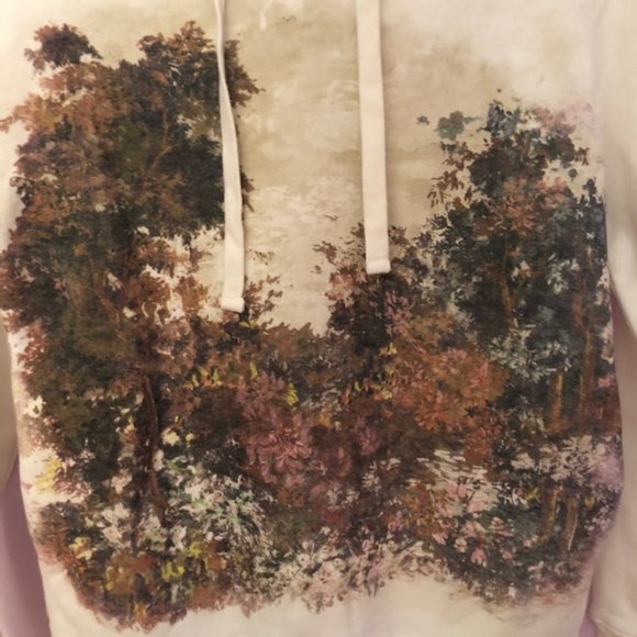 Paul & Joe Sister Painted Landscape Hoodie EUC - Picture 4 of 6
